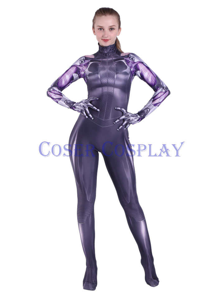 2019 Alita Battle Angel Sexy Halloween Costumes For Women 0906